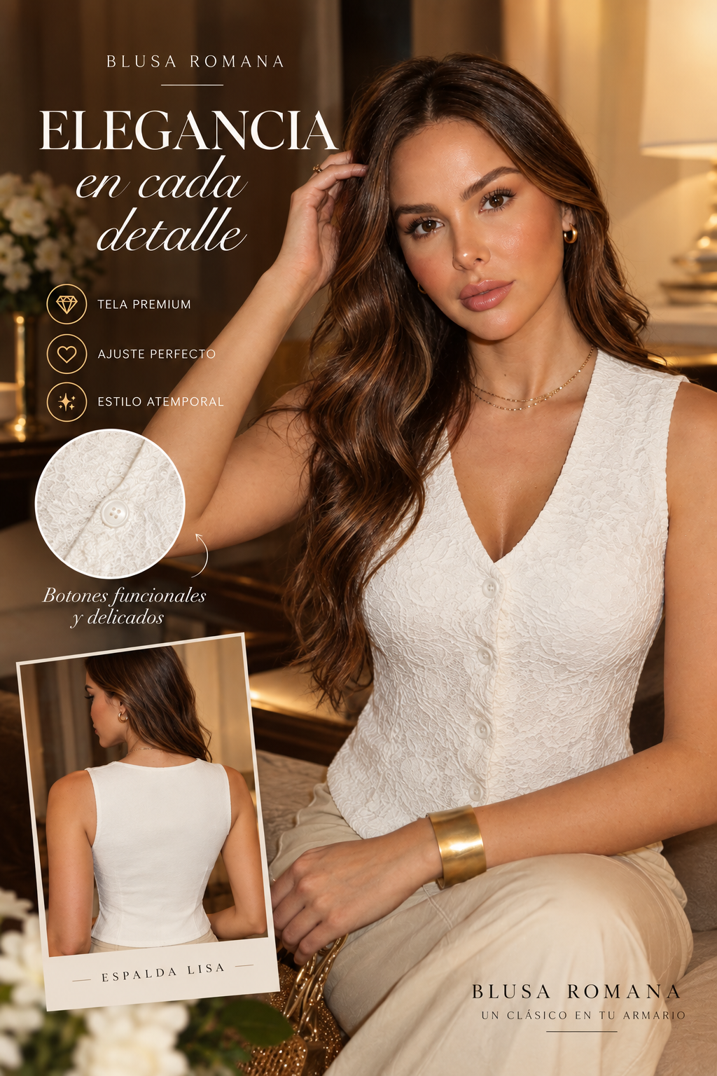 Blusa Romana ✨