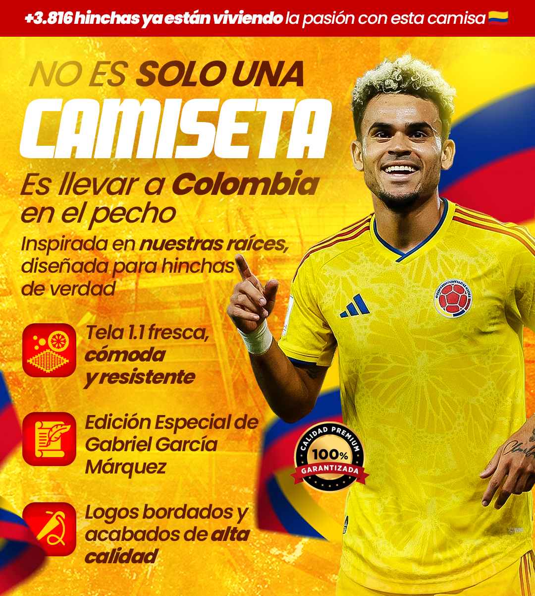 Camiseta Colombia